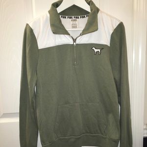 PINK Quarter Zip Sweatshirt XS